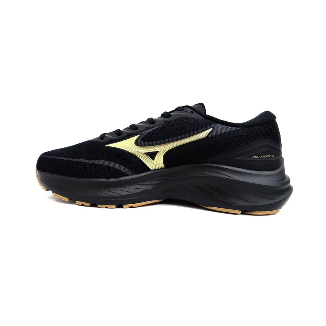 Tênis Mizuno Masculino Action 3 Preto/Preto Tênis Mizuno Masculino Action 3 Preto/Preto