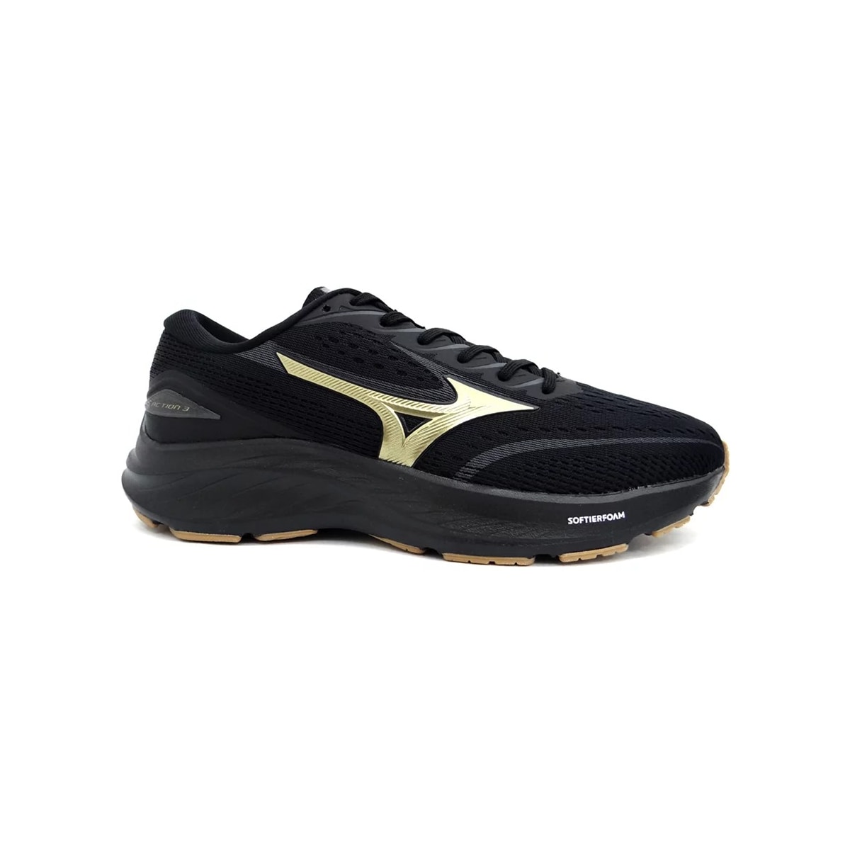 Tênis Mizuno Masculino Action 3 Preto/Preto Tênis Mizuno Masculino Action 3 Preto/Preto