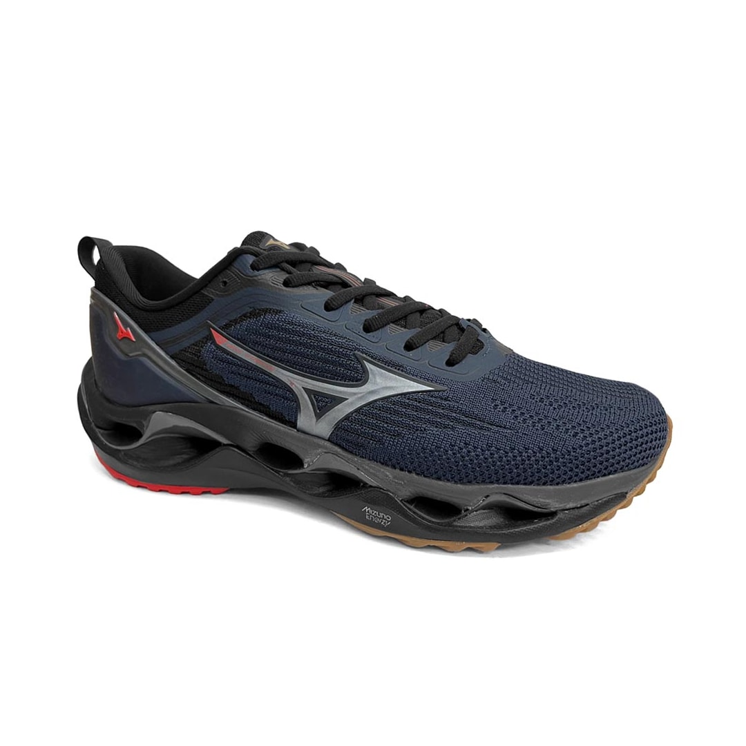 Tênis Mizuno Masculino Esporte Wave Stratos 3 Marinho