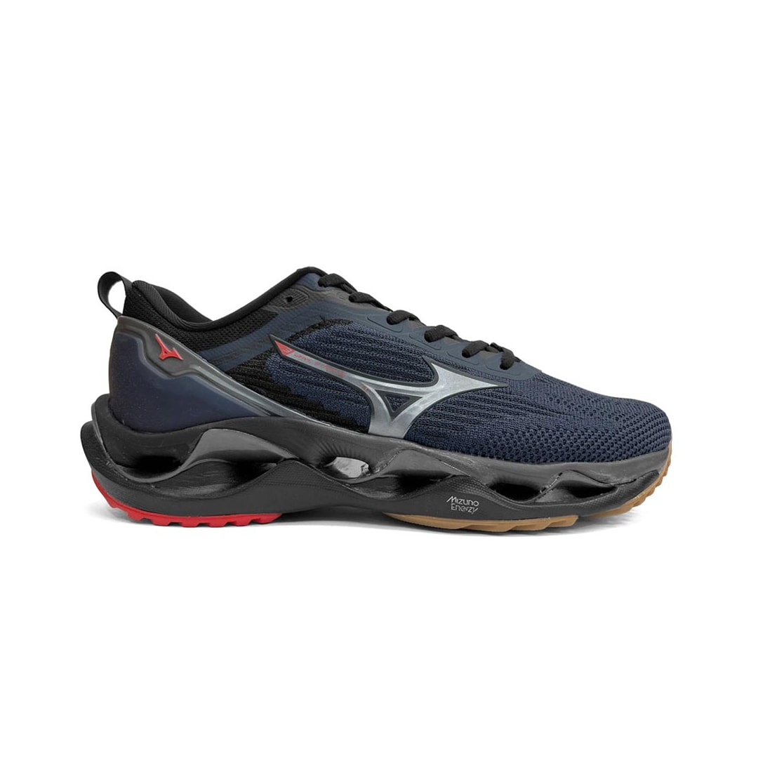 Tênis Mizuno Masculino Esporte Wave Stratos 3 Marinho