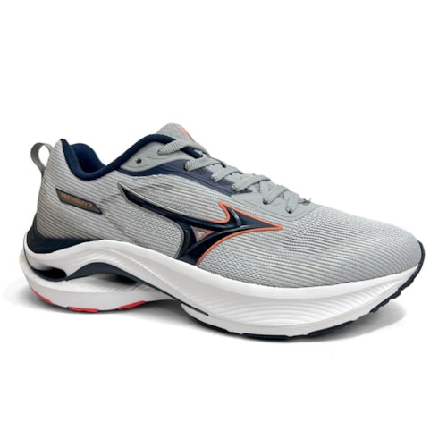 Tênis Mizuno Masculino Esporte Wave Vitality 7 Cinza