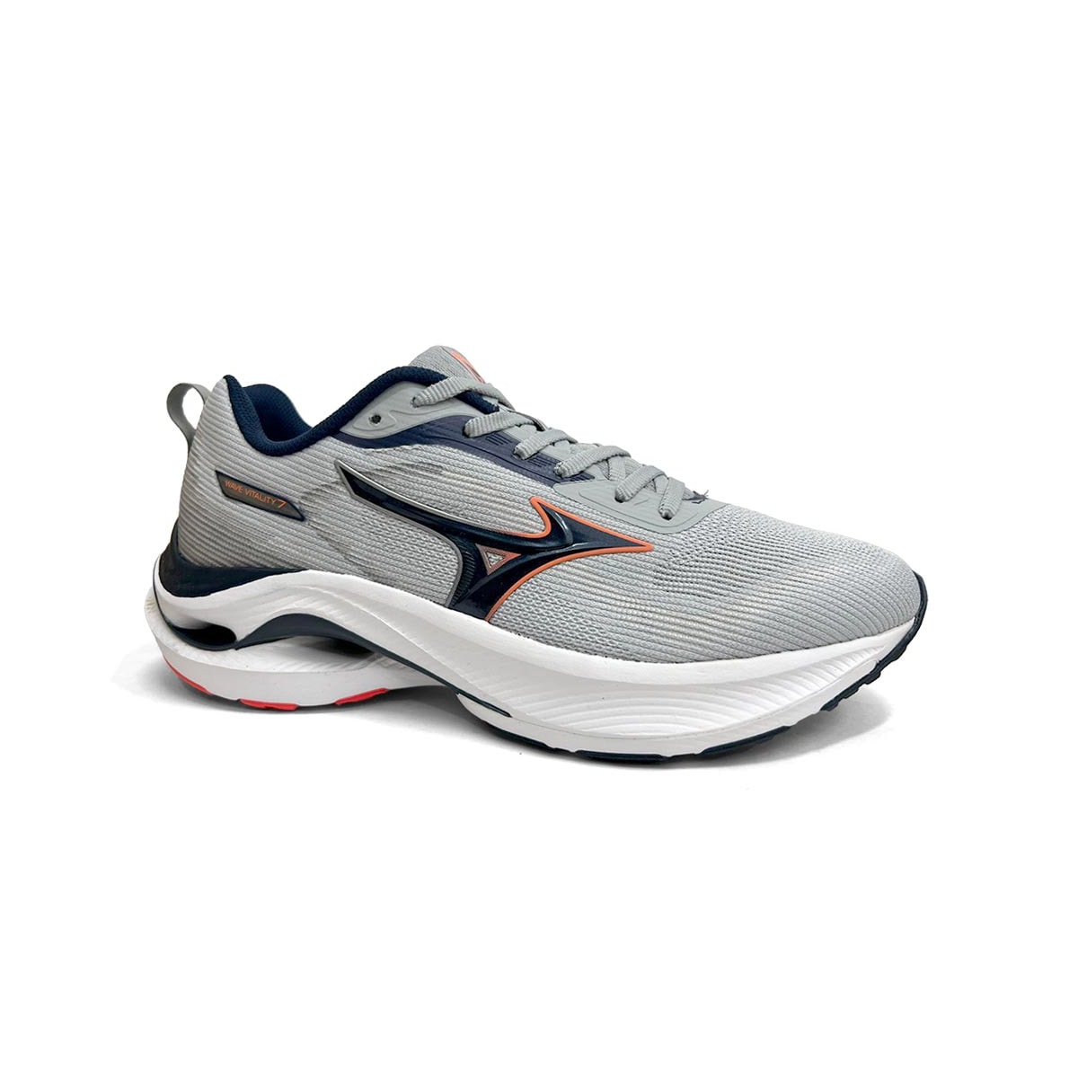 Tênis Mizuno Masculino Esporte Wave Vitality 7 Cinza Tênis Mizuno Masculino Esporte Wave Vitality 7 Cinza
