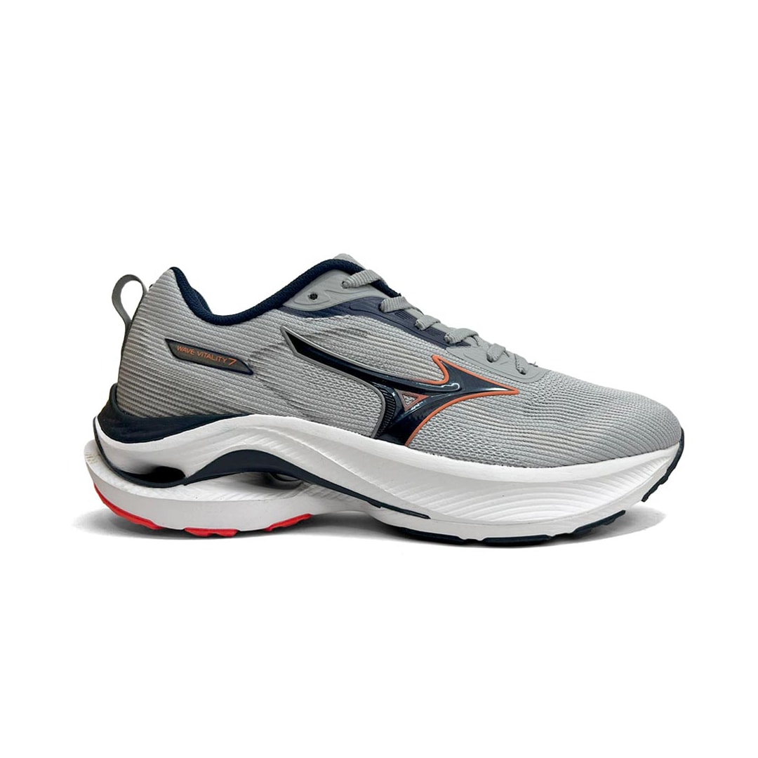 Tênis Mizuno Masculino Esporte Wave Vitality 7 Cinza Tênis Mizuno Masculino Esporte Wave Vitality 7 Cinza