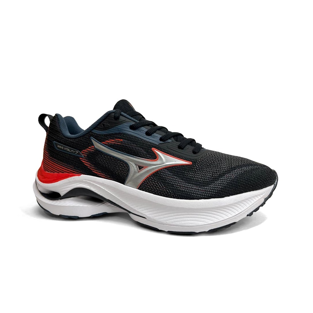 Tênis Mizuno Masculino Esporte Wave Vitality 7 Preto Tênis Mizuno Masculino Esporte Wave Vitality 7 Preto