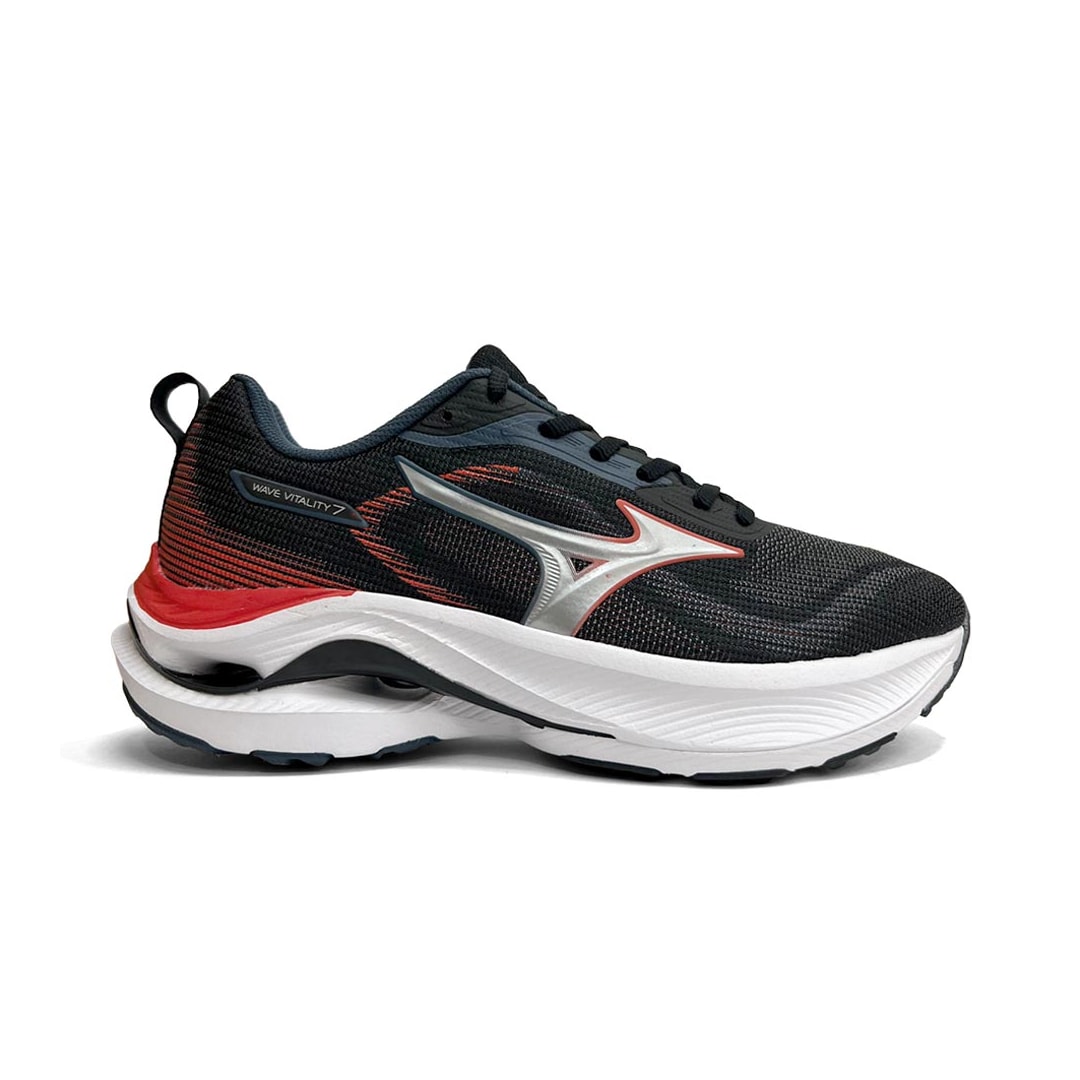 Tênis Mizuno Masculino Esporte Wave Vitality 7 Preto