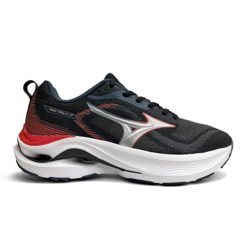 Detalhe - Tênis Mizuno Masculino Esporte Wave Vitality 7 Preto