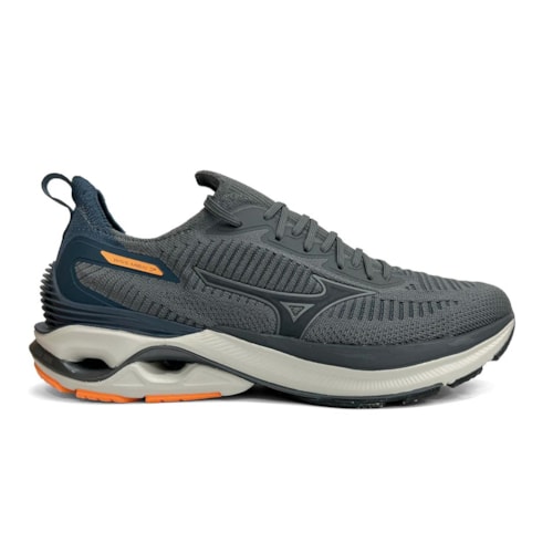 Detalhe - Tênis Mizuno Masculino Esportivo Mirai 7 Arenito
