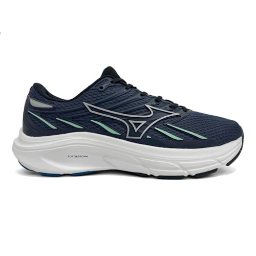 Detalhe - Tênis Mizuno Masculino Jet 8 Esportivo Marinho
