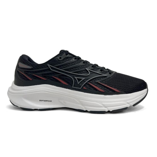 Detalhe - Tênis Mizuno Masculino Jet 8 Esportivo Preto