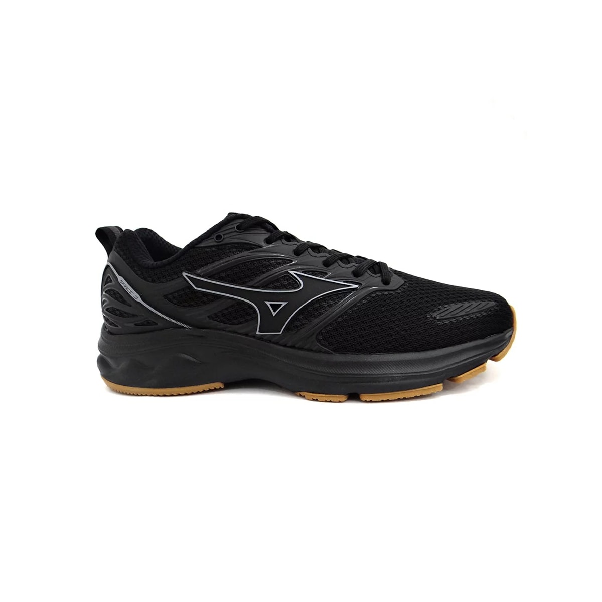 Tênis Mizuno Masculino Space 3 Preto/Preto Tênis Mizuno Masculino Space 3 Preto/Preto