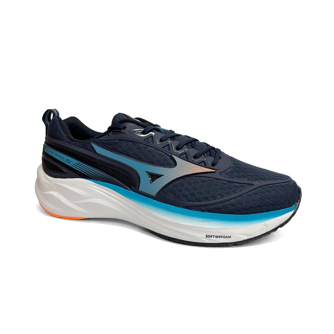Tênis Mizuno Masculino Space 5 Esportivo Marinho Tênis Mizuno Masculino Space 5 Esportivo Marinho