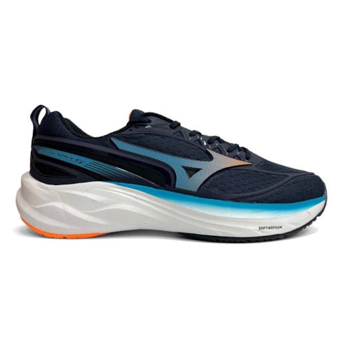 Detalhe - Tênis Mizuno Masculino Space 5 Esportivo Marinho