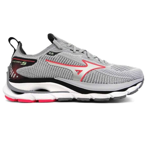 Tênis Mizuno Masculino Wave Mirai 5 Cinza Claro