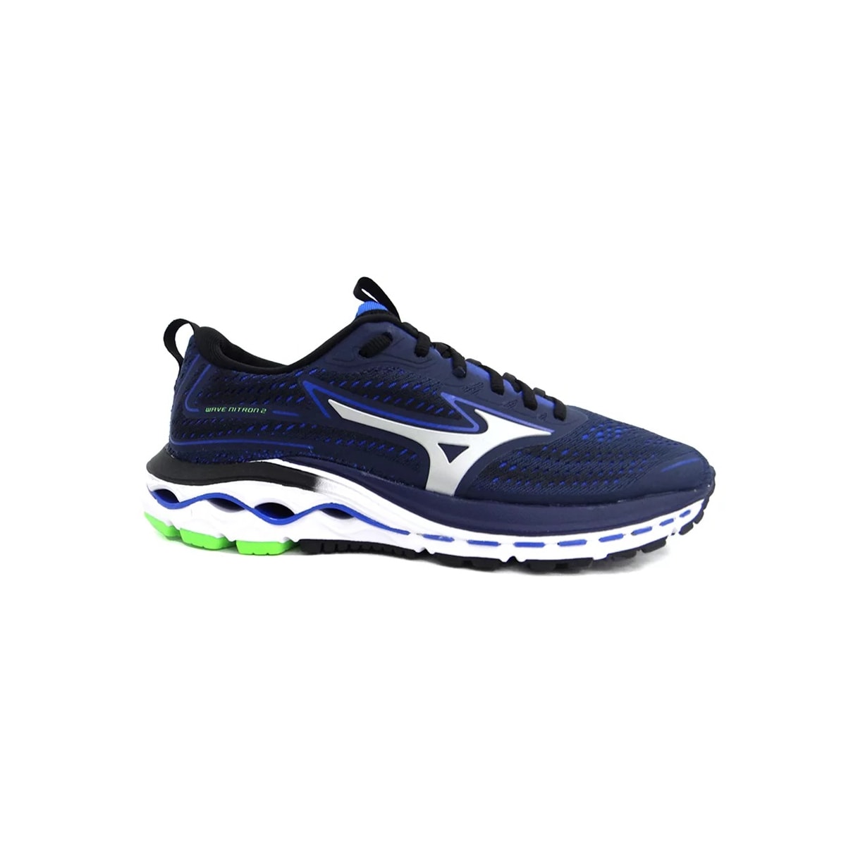 Tênis Mizuno Masculino Wave Nitron 2 Azul Marinho Tênis Mizuno Masculino Wave Nitron 2 Azul Marinho