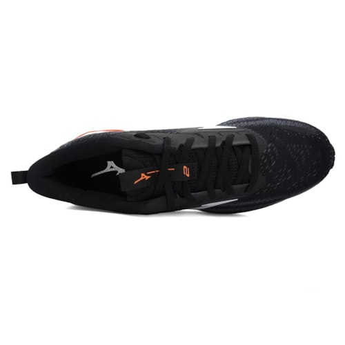 Tenis Mizuno Masculino Wave Nitron 2 Preto/Laranja