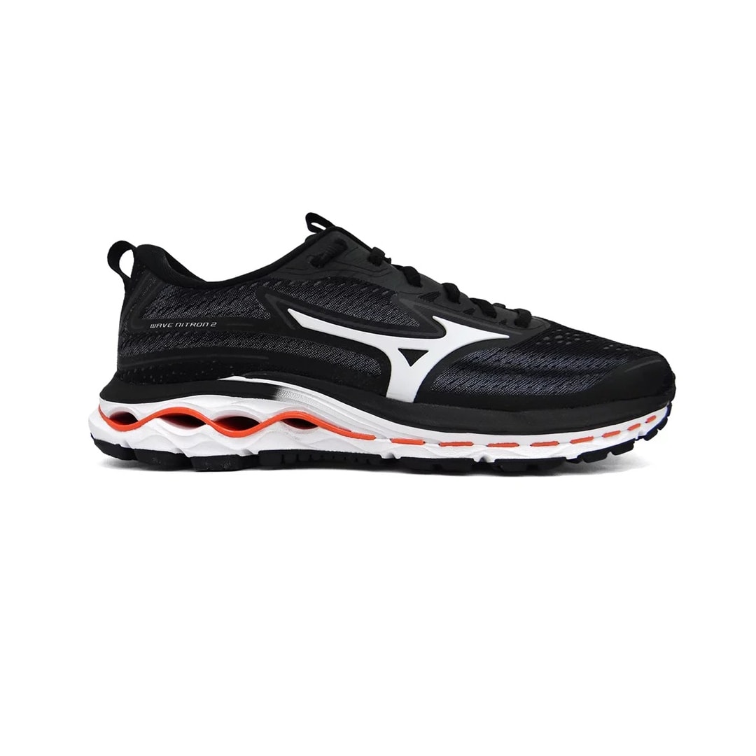 Tênis Mizuno Masculino Wave Nitron 2 Preto/Laranja