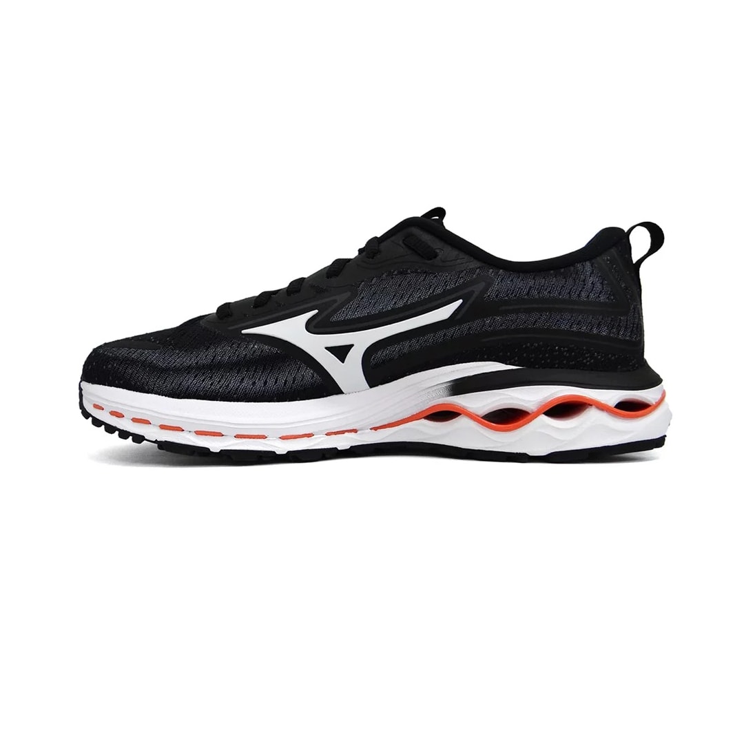 Tênis Mizuno Masculino Wave Nitron 2 Preto/Laranja Tênis Mizuno Masculino Wave Nitron 2 Preto/Laranja