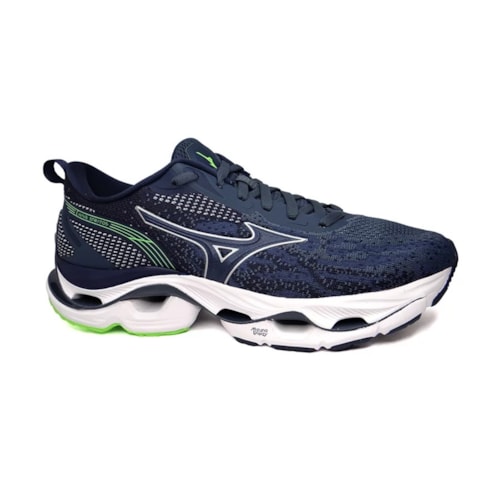 Tenis Mizuno Masculino Wave Stratos Marinho