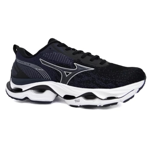 Tenis Mizuno Masculino Wave Stratos Preto/Marinho