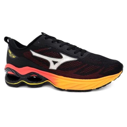 Tenis Mizuno Wave Frontier 15 Preto/Vermelho