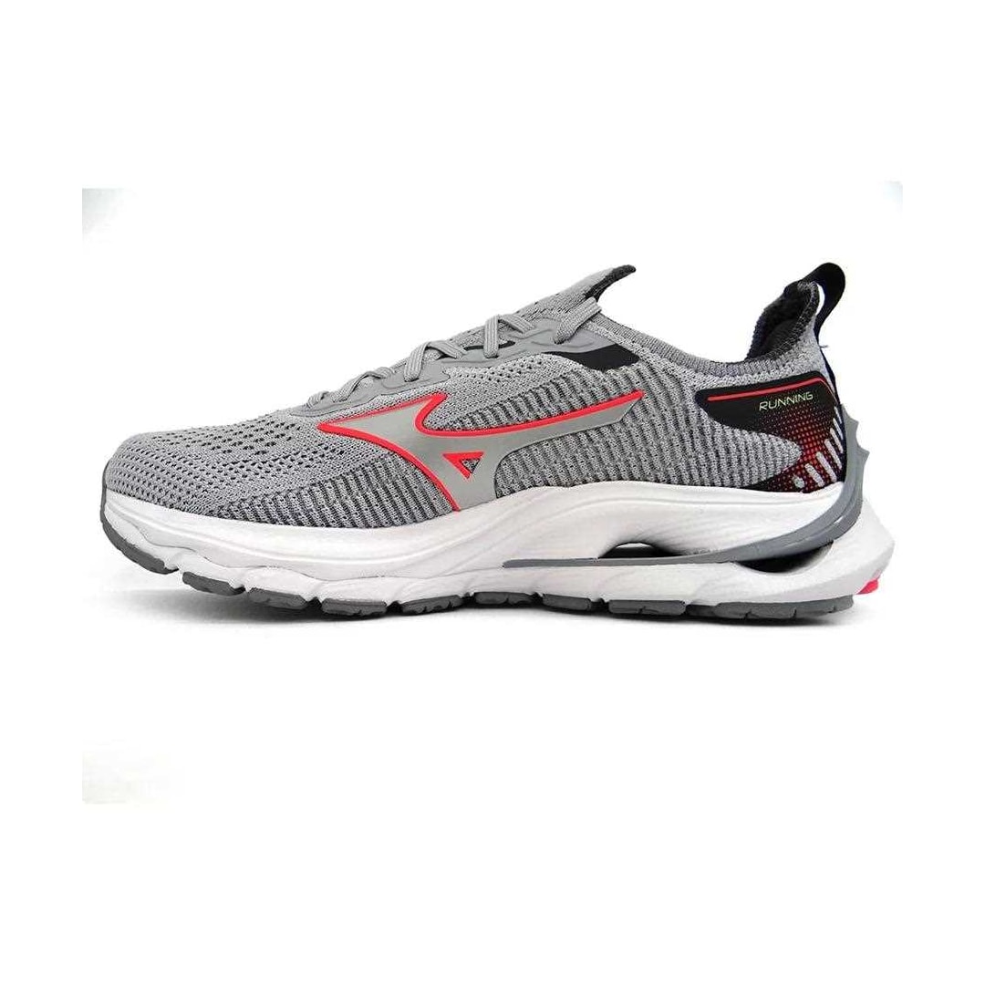 Tênis Mizuno Wave Mirai 5 Cinza Claro Tênis Mizuno Wave Mirai 5 Cinza Claro