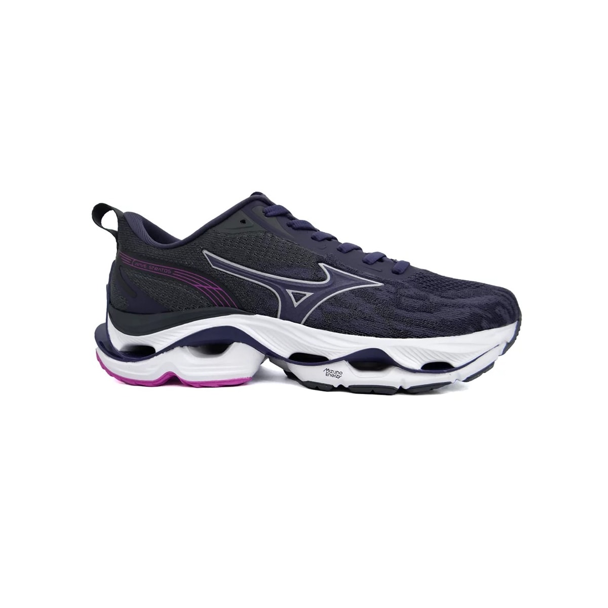 Tênis Mizuno Wave Stratos Ameixa Tênis Mizuno Wave Stratos Ameixa