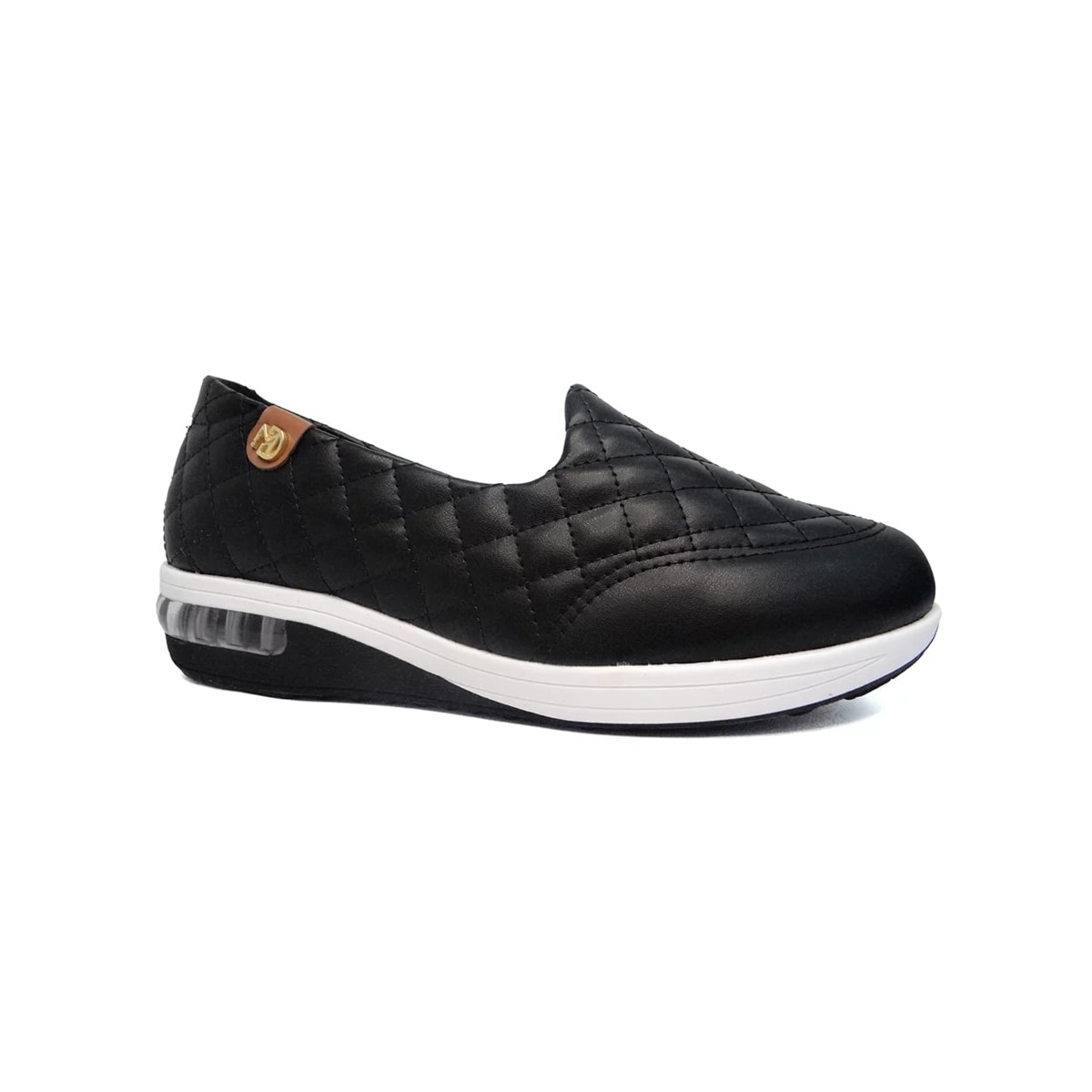 Tênis Modare Casual 7320.263 Preto/Camel Tênis Modare Casual 7320.263 Preto/Camel