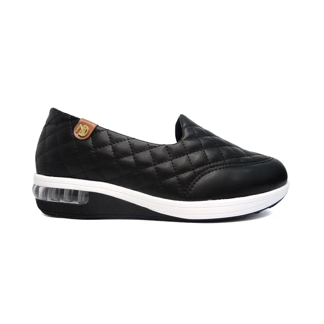 Tênis Modare Casual 7320.263 Preto/Camel