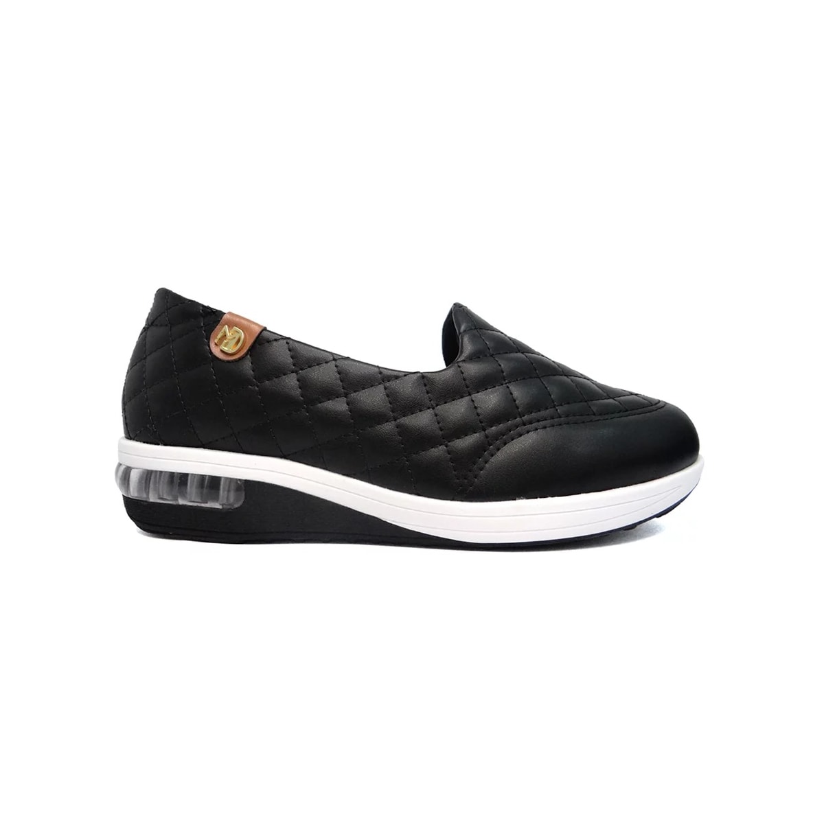 Tênis Modare Casual 7320.263 Preto/Camel Tênis Modare Casual 7320.263 Preto/Camel