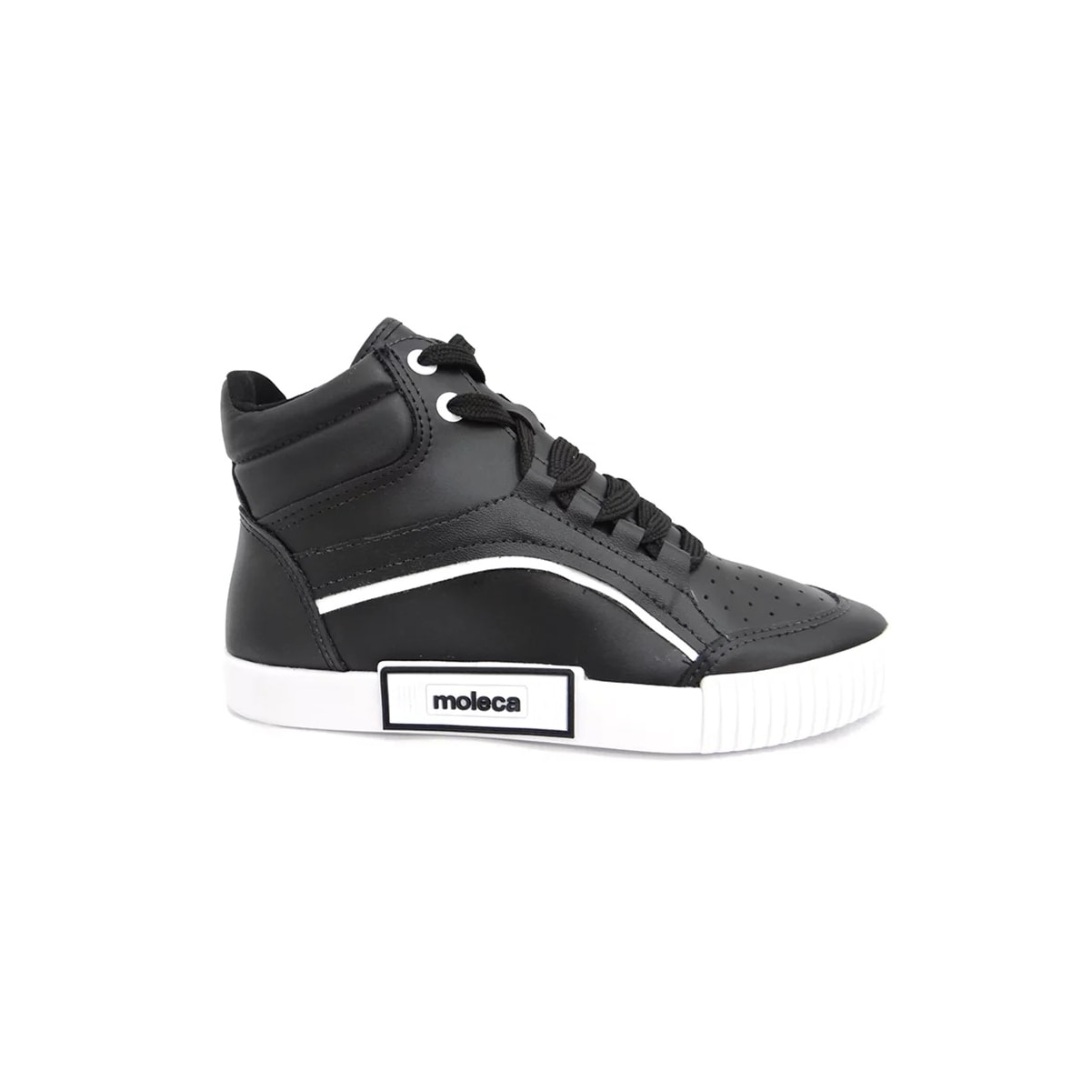 Tênis Moleca Cano Alto Casual Feminino 5740.205 Preto Tênis Moleca Cano Alto Casual Feminino 5740.205 Preto