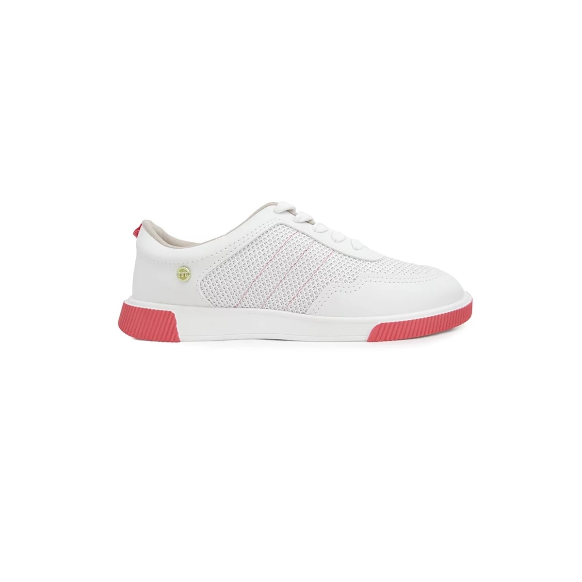 Tênis Moleca Casual 5759.105 Branco/Coral Tênis Moleca Casual 5759.105 Branco/Coral