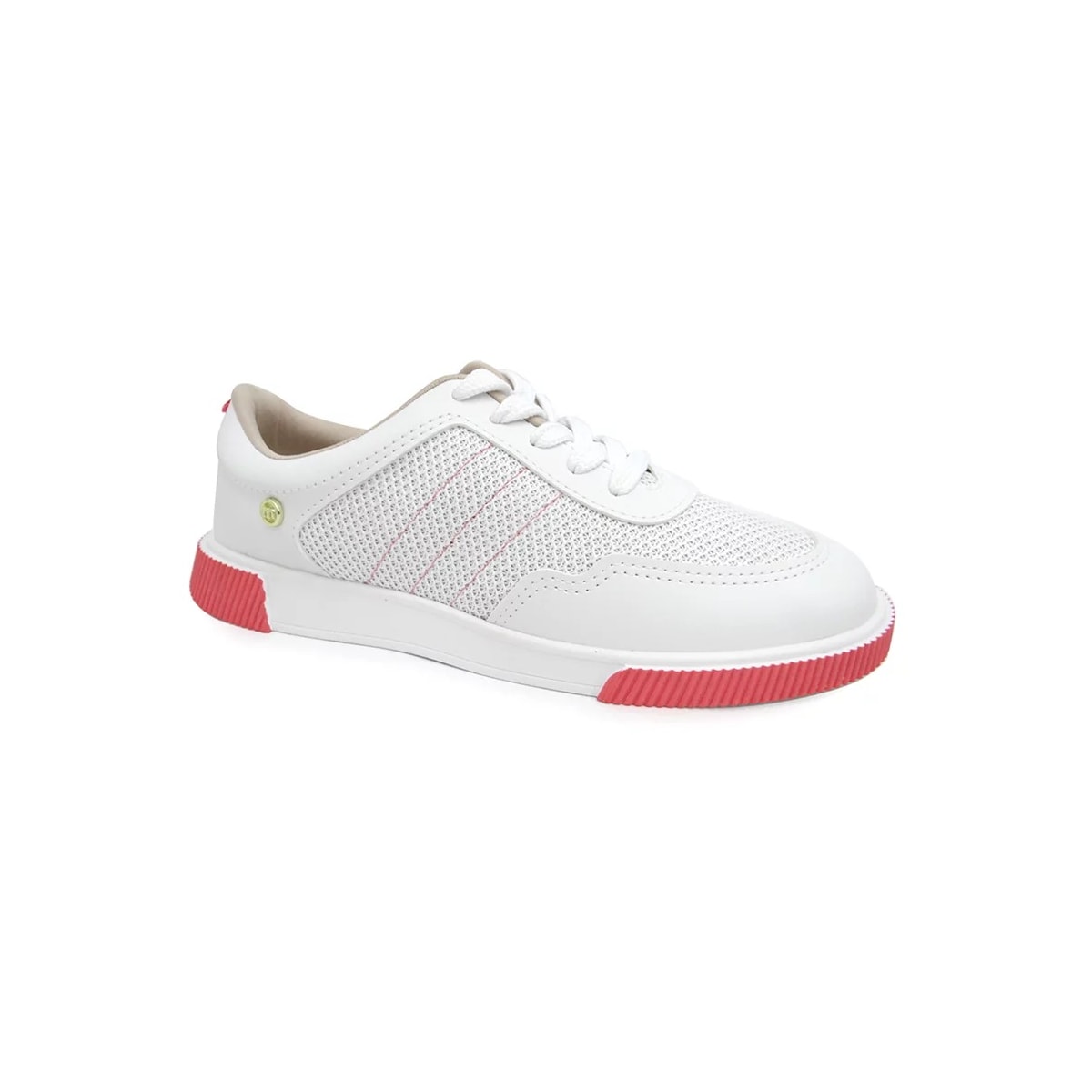 Tênis Moleca Casual 5759.105 Branco/Coral Tênis Moleca Casual 5759.105 Branco/Coral