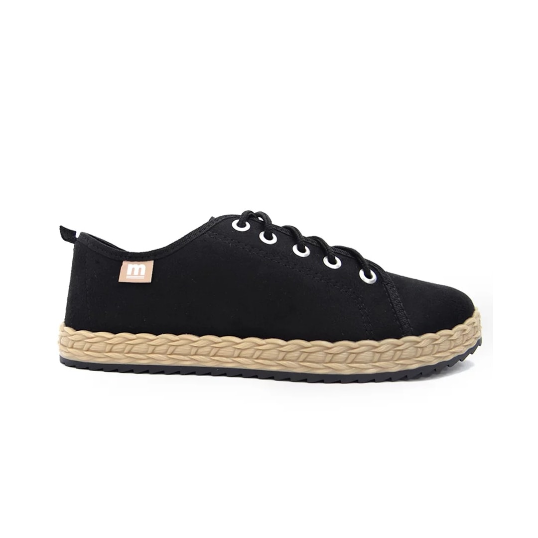 Tênis Moleca Casual Camurça 5696.303 Preto