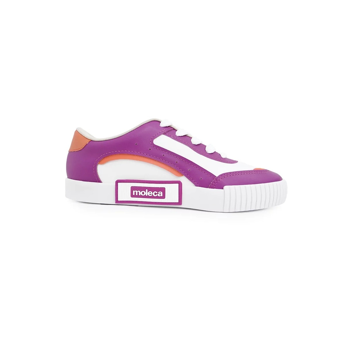 Tênis Moleca Casual Feminino 5740.207 Branco/Fucsia Tênis Moleca Casual Feminino 5740.207 Branco/Fucsia