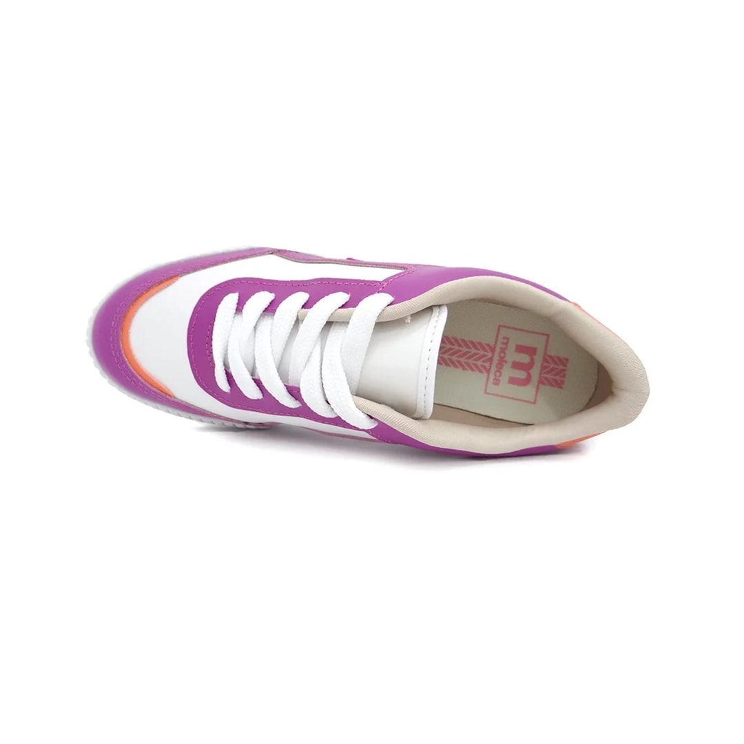 Tênis Moleca Casual Feminino 5740.207 Branco/Fucsia Tênis Moleca Casual Feminino 5740.207 Branco/Fucsia