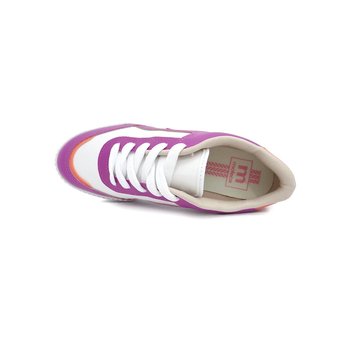 Tênis Moleca Casual Feminino 5740.207 Branco/Fucsia Tênis Moleca Casual Feminino 5740.207 Branco/Fucsia