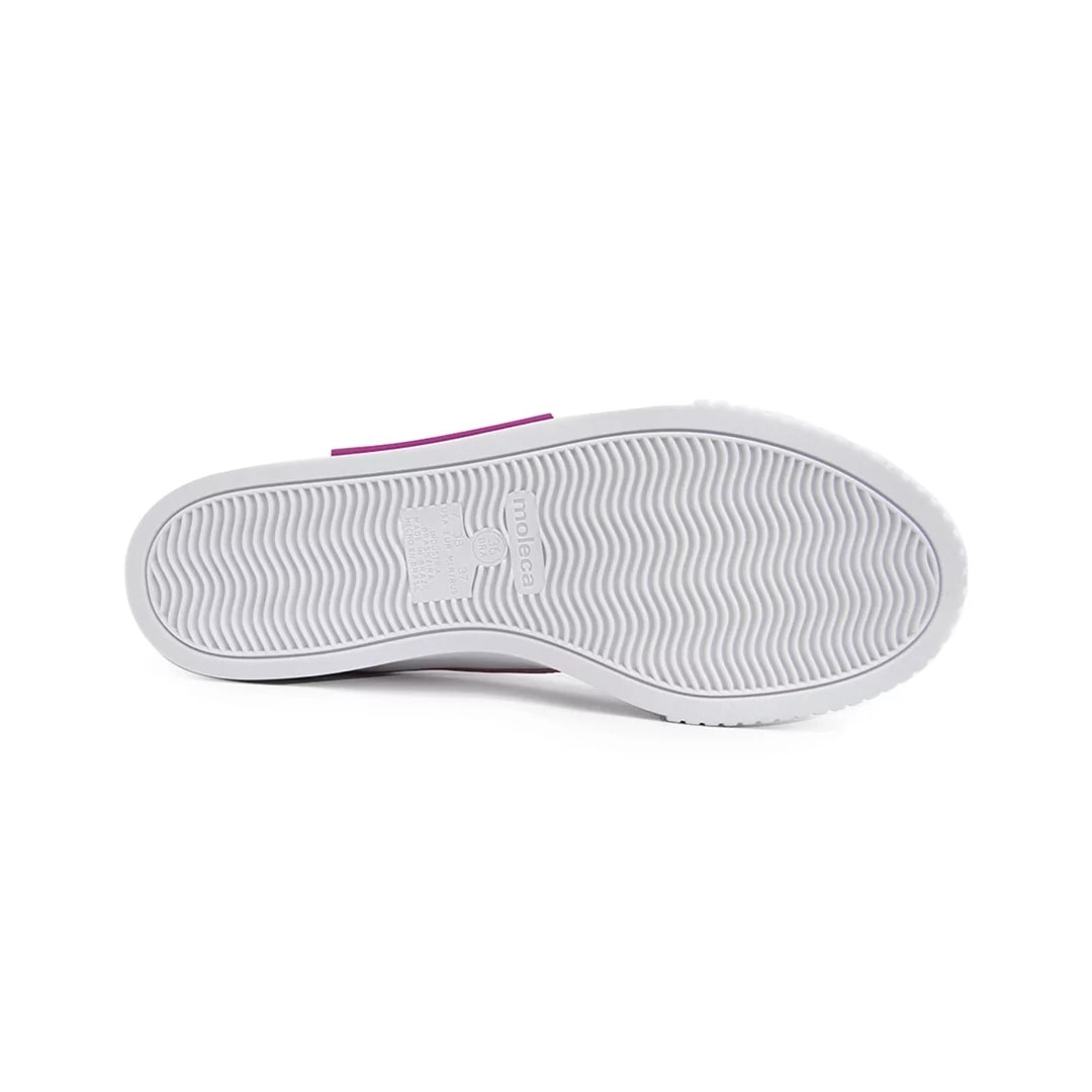 Tênis Moleca Casual Feminino 5740.207 Branco/Fucsia Tênis Moleca Casual Feminino 5740.207 Branco/Fucsia