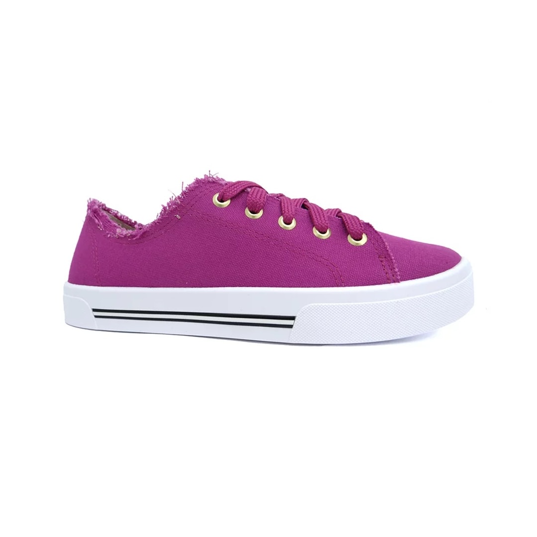 Tênis Moleca Casual Lona 5667.322 Magenta