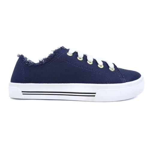 Tenis Moleca Casual Lona 5667.322 Marinho