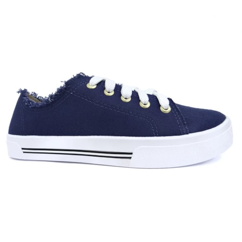 Tenis Moleca Casual Lona 5667.322 Marinho