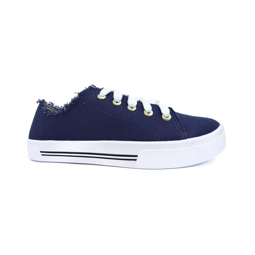 Tênis Moleca Casual Lona 5667.322 Marinho