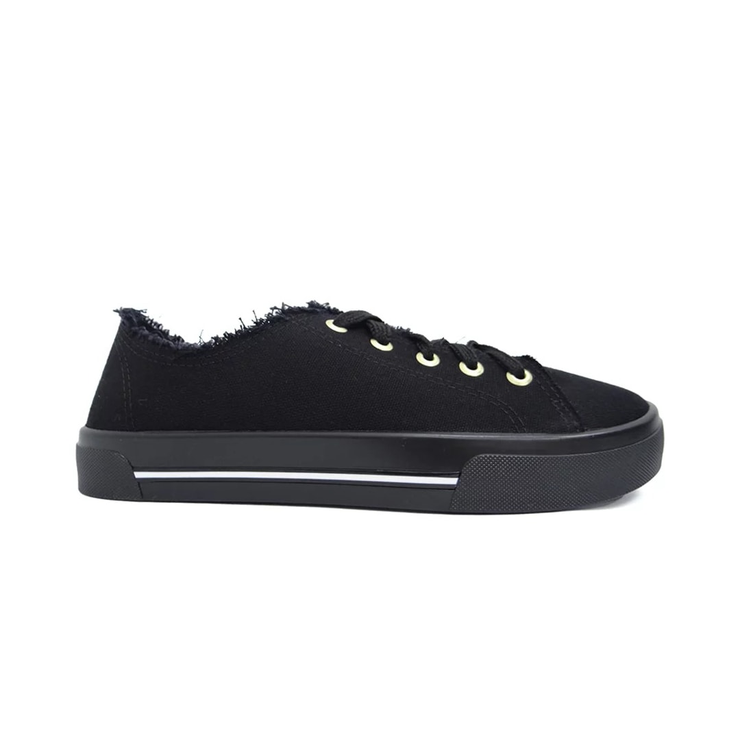 Tênis Moleca Casual Lona 5667.322 Preto