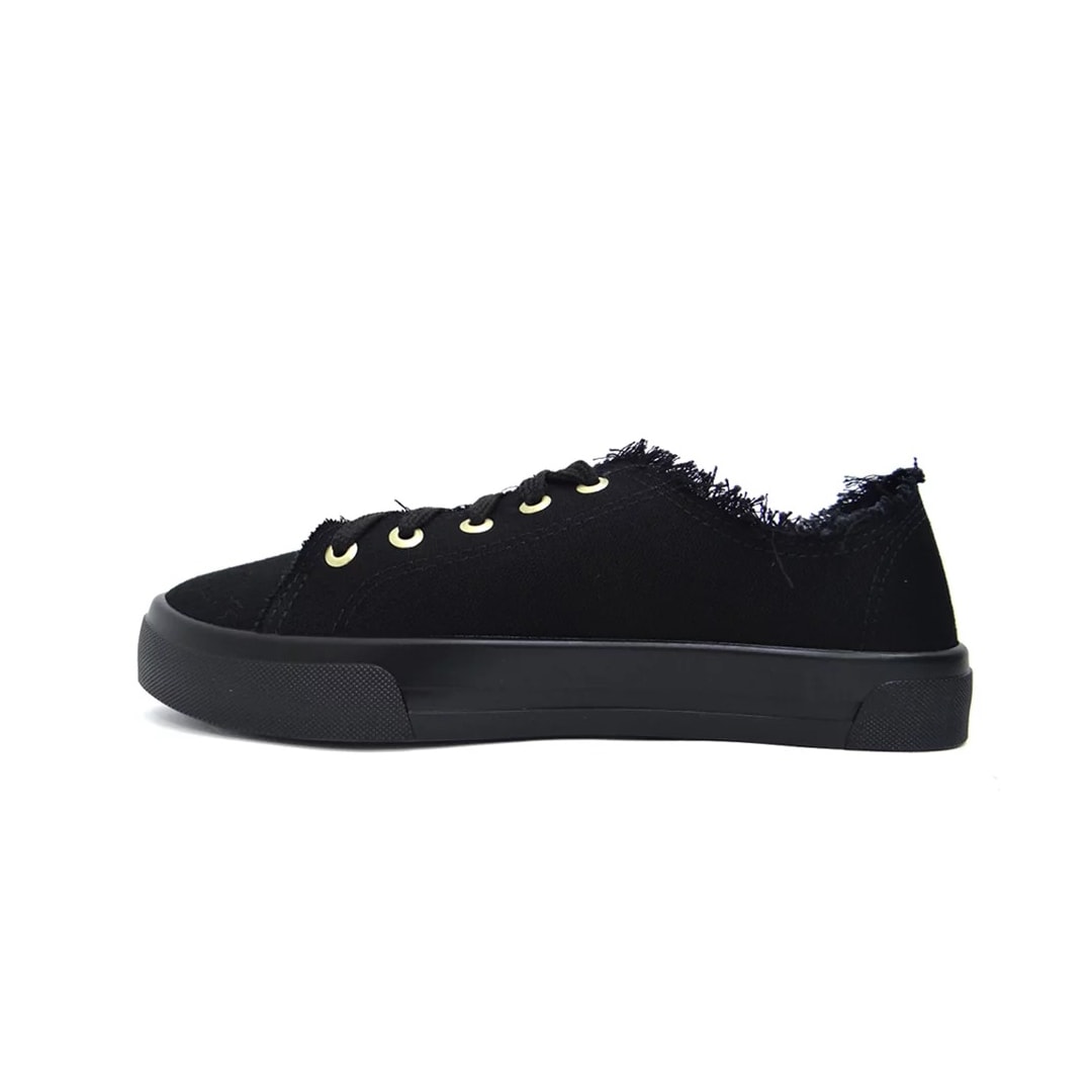Tênis Moleca Casual Lona 5667.322 Preto Tênis Moleca Casual Lona 5667.322 Preto