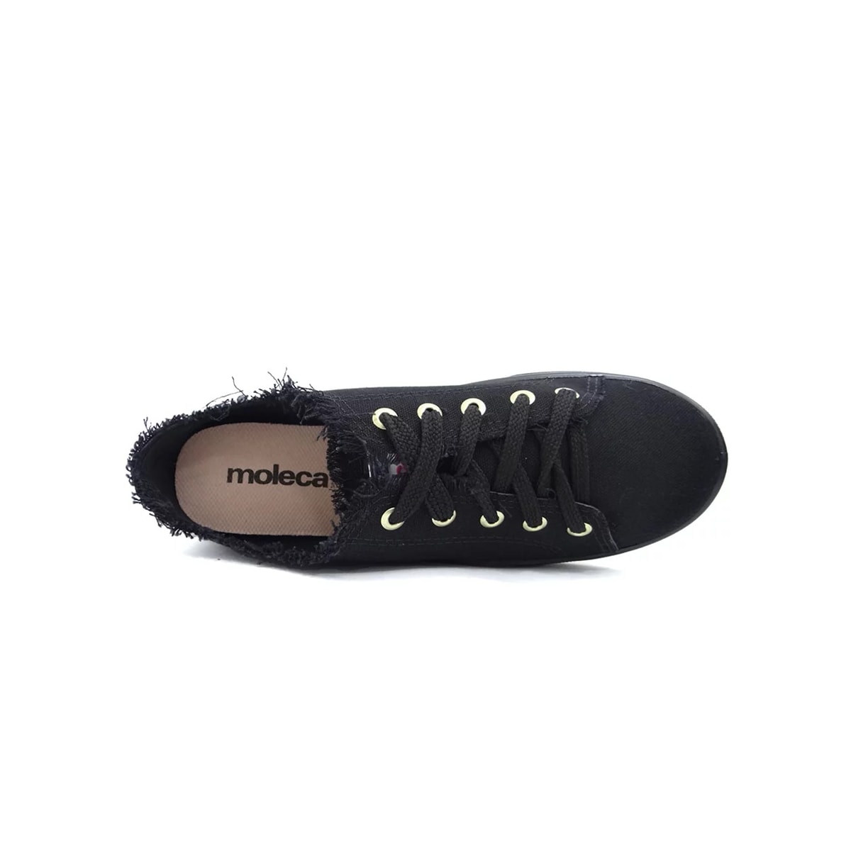 Tênis Moleca Casual Lona 5667.322 Preto Tênis Moleca Casual Lona 5667.322 Preto