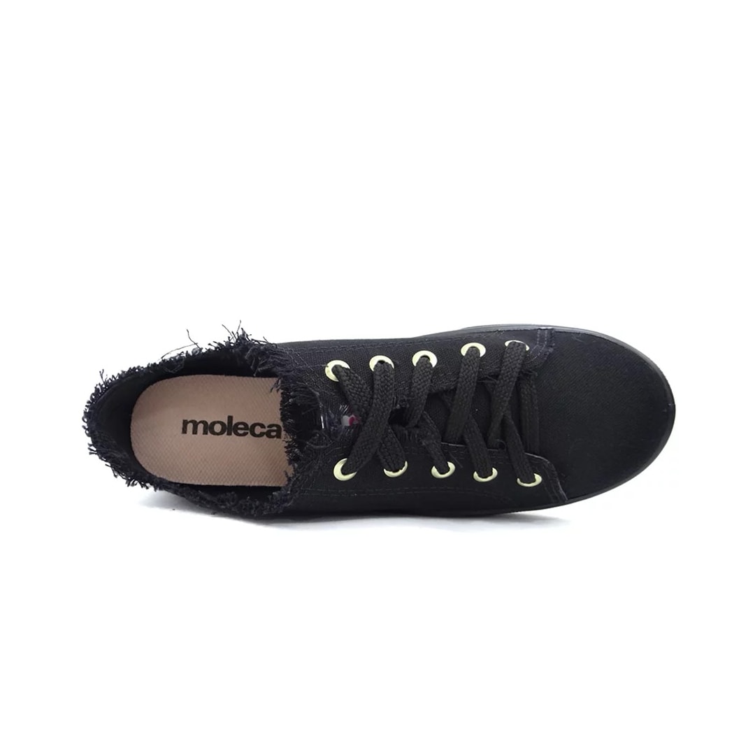 Tênis Moleca Casual Lona 5667.322 Preto
