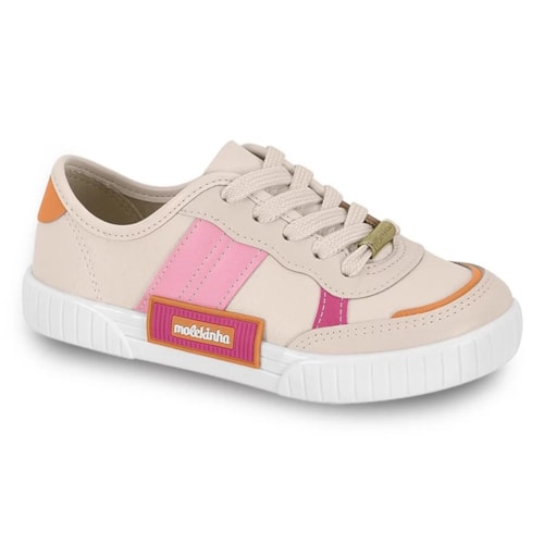 Tenis Molekinha 2544.208 Creme