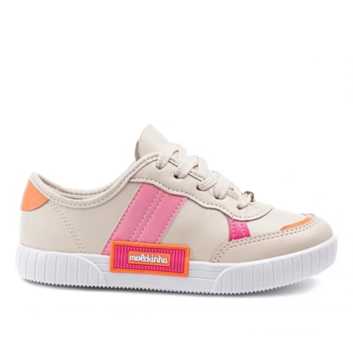 Tenis Molekinha 2544.208 Creme