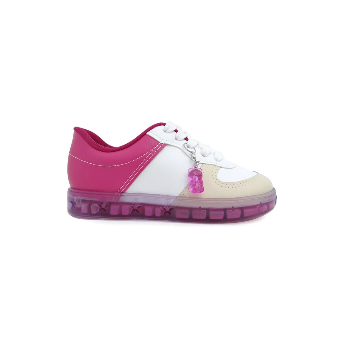 Tênis Molekinha 2558.102 Branco/Pink Tênis Molekinha 2558.102 Branco/Pink