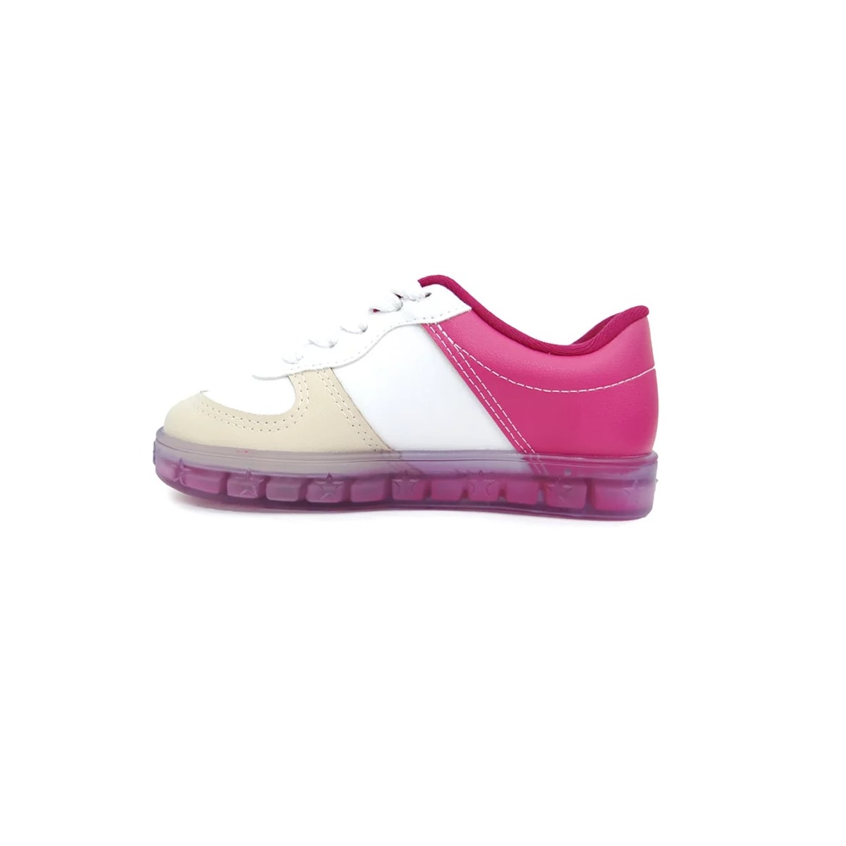 Tênis Molekinha 2558.102 Branco/Pink Tênis Molekinha 2558.102 Branco/Pink