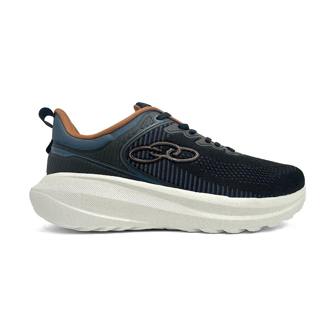 Tênis Olympikus Caminhada Masculino Curva Preto